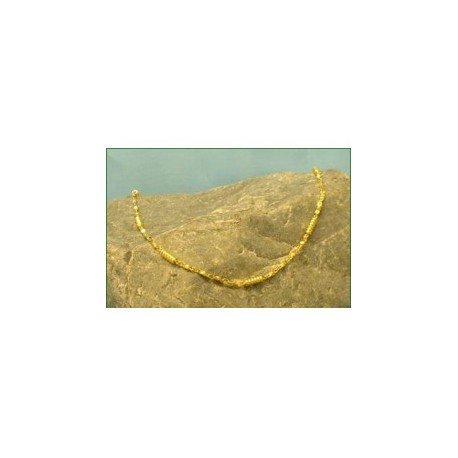 Small Diamond Design Gold Plated Necklace